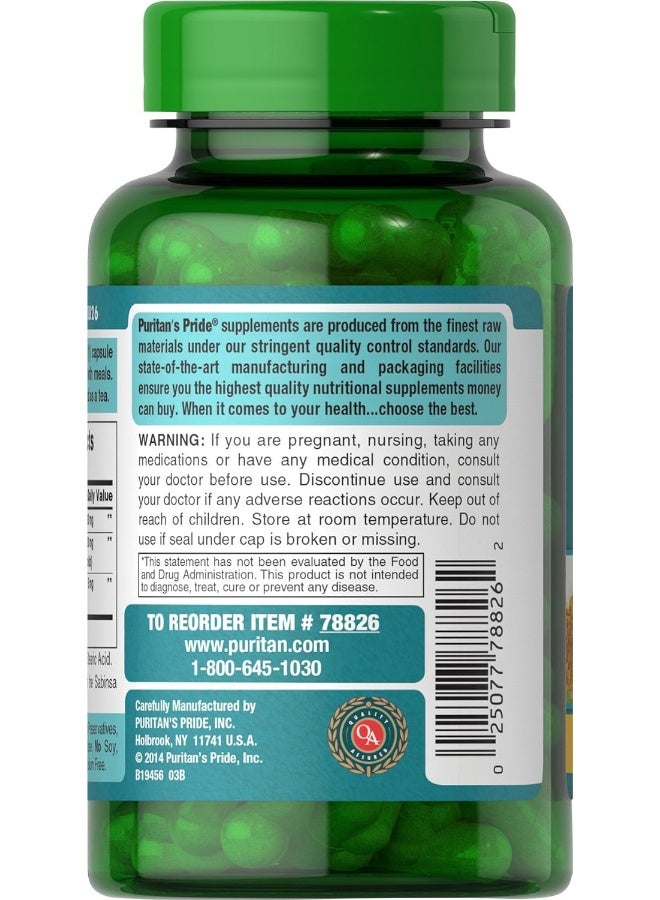 Puritan's Pride Turmeric Curcumin 1000 Mg W/Bioperine Capsules, 60 Count - Image 4